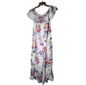 Altard State Floral Boho Maxi Dress Size L